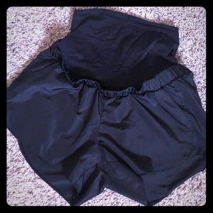 Maternity shorts. Great for exercising or lounging